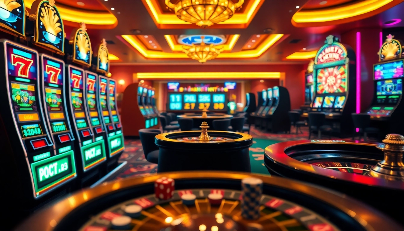 A player enjoying thrilling games at 789WIN COM casino, featuring slot machines, cards, and poker chips.