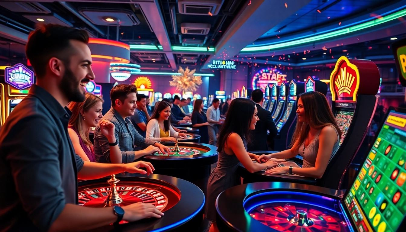 Jouez au casino en ligne argent réel dans un environnement vibrant avec des joueurs engagés.