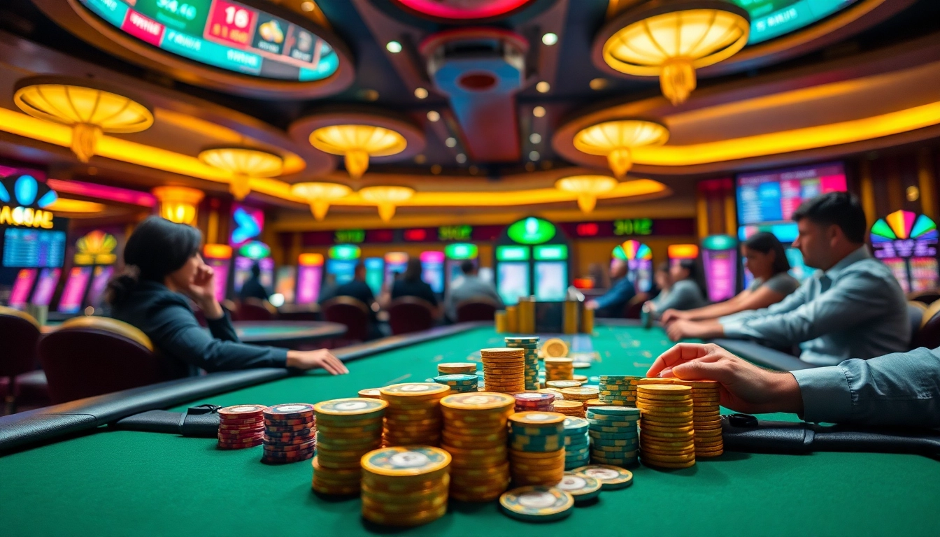 Découvrez le meilleur casino crypto avec une ambiance dynamique et des éléments de jeu captivants.